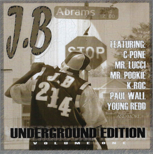 J.B "UNDERGROUND EDITION: VOLUME ONE" (USED CD)