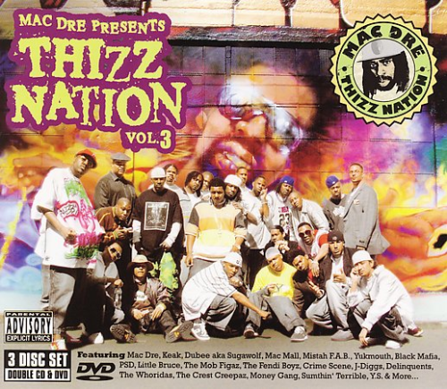 MAC DRE PRESENTS "THIZZ NATION VOL. 3" (NEW 2CD+DVD)