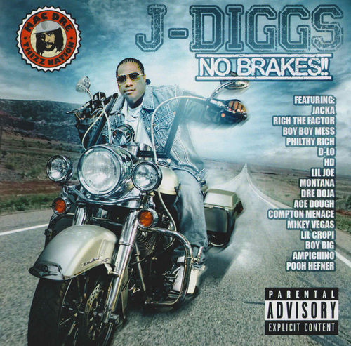J-DIGGS "NO BRAKES" (NEW CD)