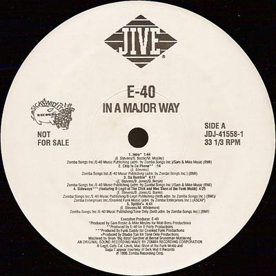 E-40 "IN A MAJOR WAY" (USED 2-LP)